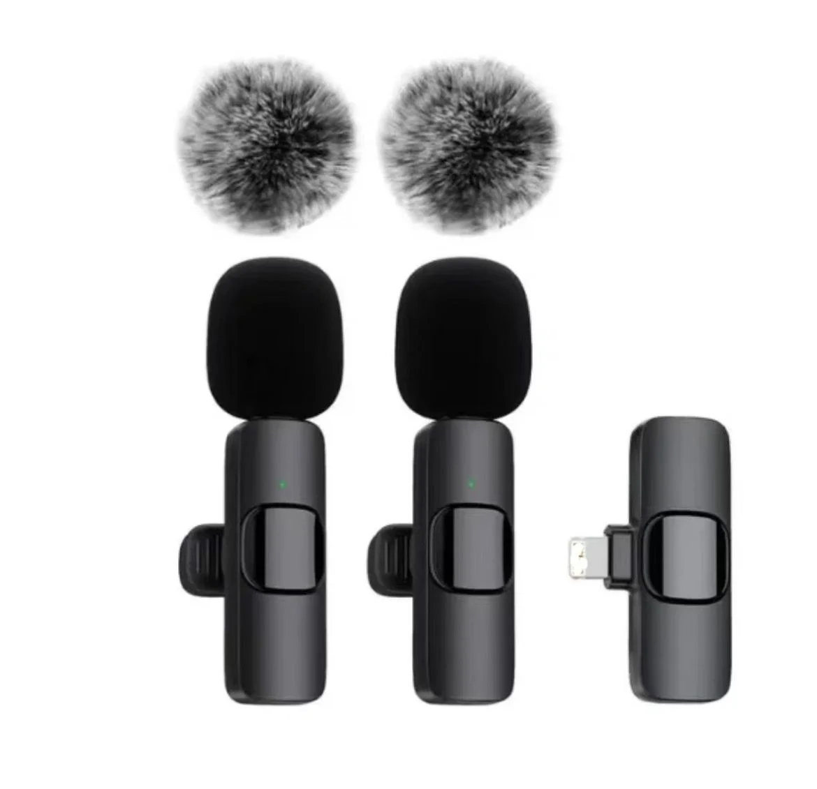 Wireless Lavalier Microphone With Type-C Interface Plug & Play Recording Mic Compatible With Smartphones Computers And Cameras