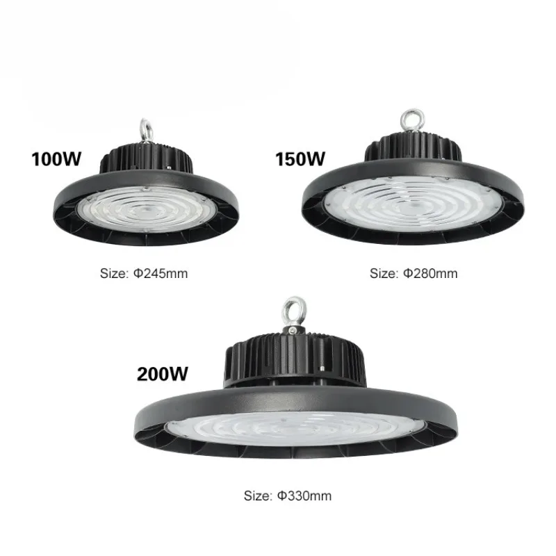 High Transmittance Industrial Optical Lens Dust Proof 100w 150w 200w Led High Shed Light
