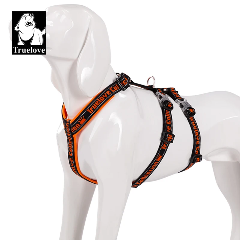 Truelove Double H Harness Neoprene Padding Durable Strong Reflective Gow in the Dark Aluminum Alloy Fitting Light Weight TLH6571