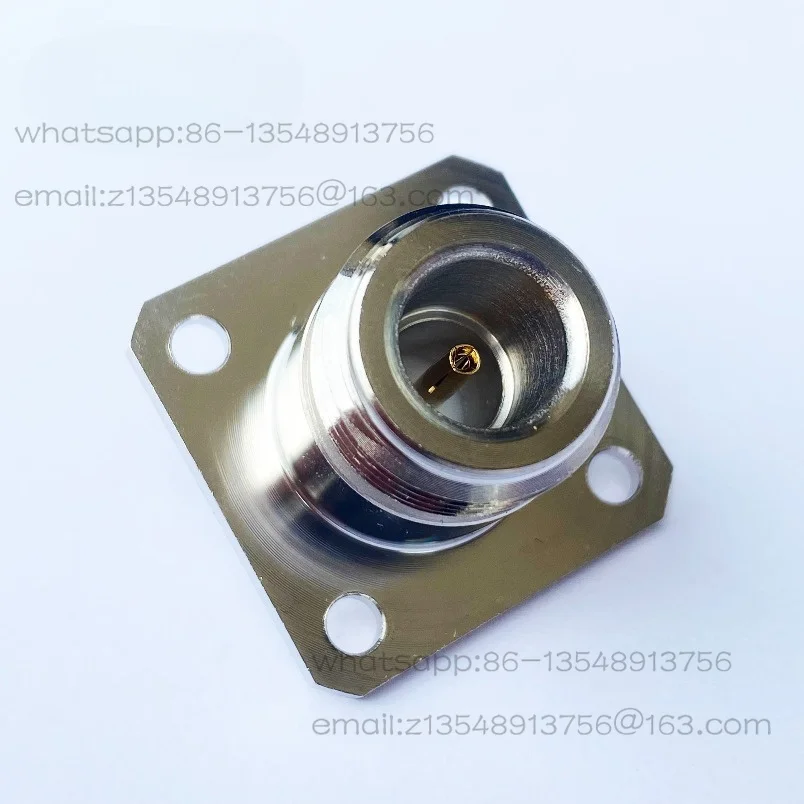 N-type 75 ohm four-hole flange connector DC-3G; 6G; 13G spot