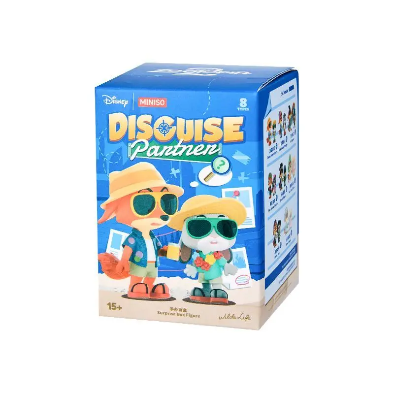 جديد MINISO Zootopia 2 تمويه شريك سلسلة صندوق أعمى تحصيل نموذج دمية أنيمي عمل أرقام اللعب الهدايا المد صندوق غامض
