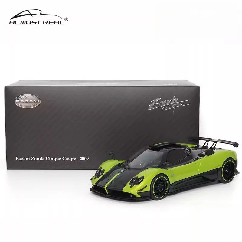 1:18 Pagani Zonda Cinque full open model, alloy static car tide play model, adult advanced collection decoration, holiday gift.