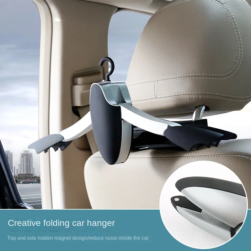 Multifunction Creative Penguin Clothes Hanger Universal Car Folding Hanger Easy Install Car Seat Hook Hanger