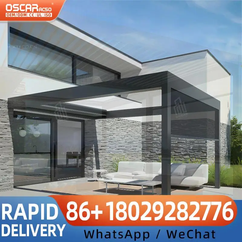 4x5 5x4 Aluminum Louvre Arches Arbours Outdoor Garden Pavilion Gazebo for Backyard Patio Terrace pergola