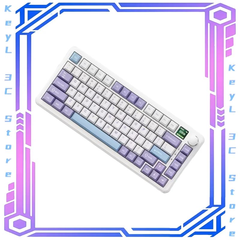 Hot Ak820max Magnetic Axis Side Engraving Mechanical Keyboard Esports Wireless Bluetooth Three-Mode Rt Adjustable Key Range Gift