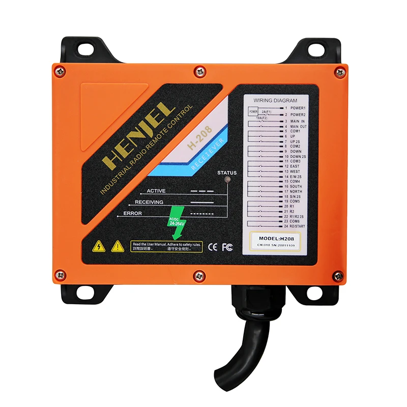 Henjel H208 8 Button Double Speed Ip65 Industrial Wireless Radio Remote Control view 5