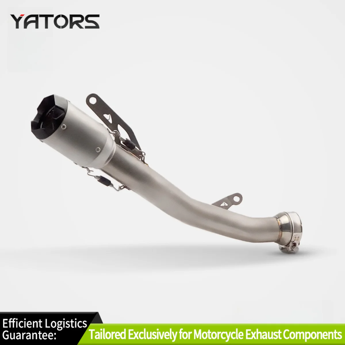 Motorcycle Exhaust Pipe for Kawasaki Ninja ZX-10R - Titanium & Stainless Steel Hybrid Mid Section