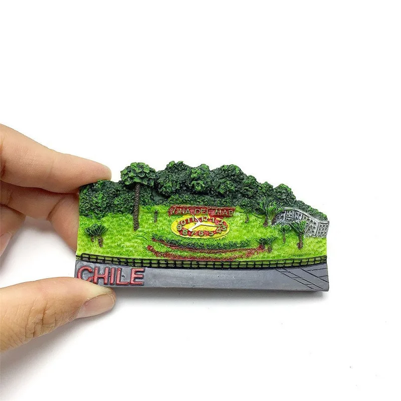 

Chile Personalized Cultural and Creative Nia Delma Seaside City Magnetic Fridge Magnets Travel Souvenirs Home Decorations