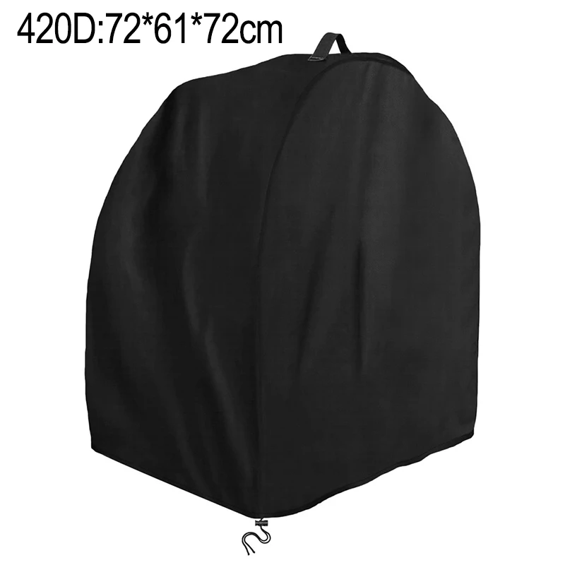 Outdoor 420D Oxford Cloth Waterproof Table Saw Dust Cover Black 72*61*72cm Waterproof Garden Furniture Covers Dust Cover