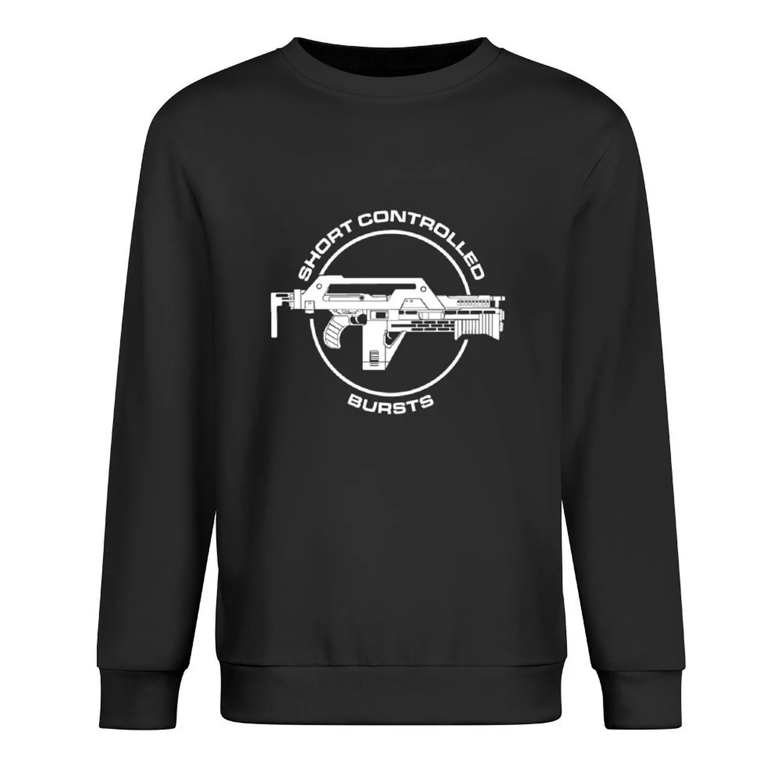 

Aliens - Pulse Rifle - Short Controlled Bursts Pullover japanese style men clothing men's winter sweater hooded sweatshirts