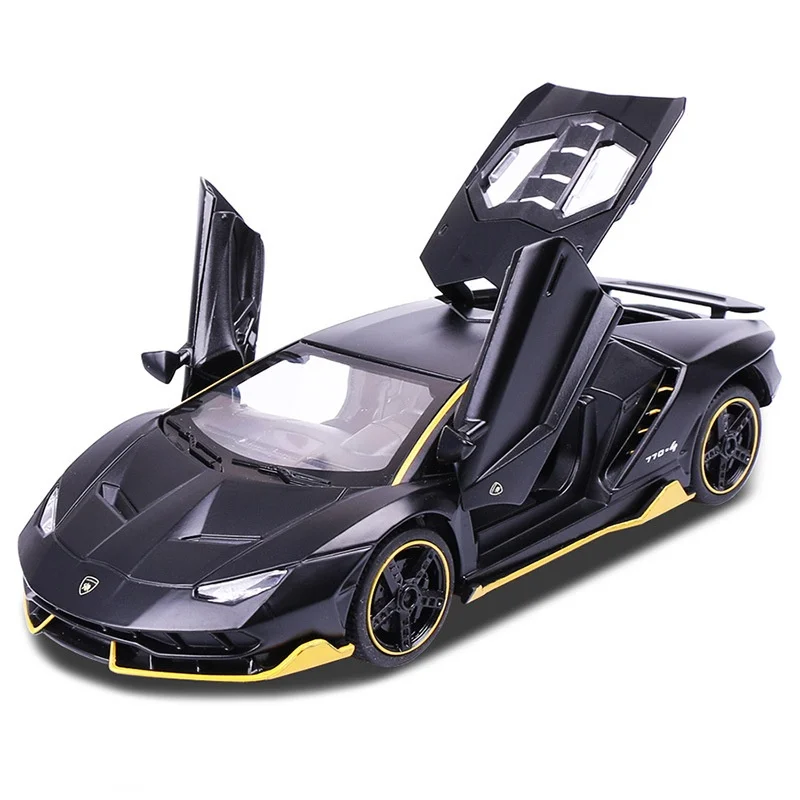 Rambo sports car alloy car model children's toy car simulation car model ornaments wholesale boys gift 1:32