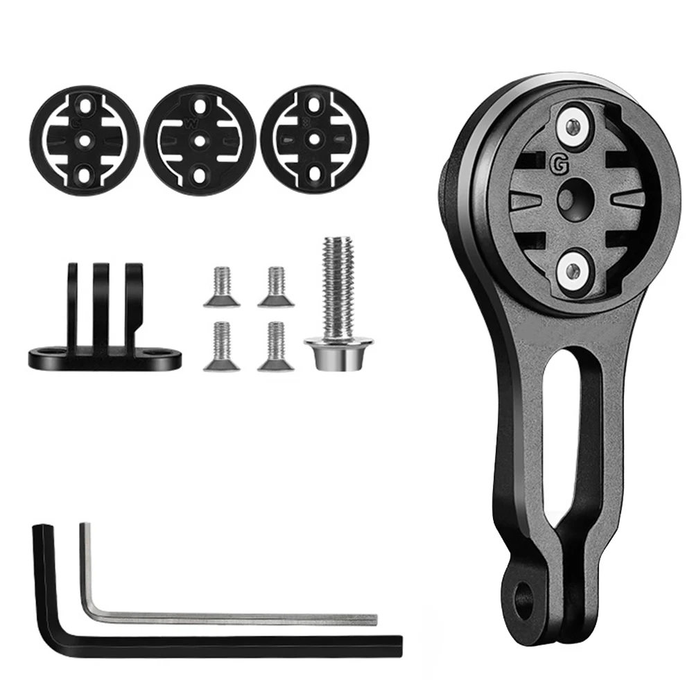 Alloy Bike Computer Mount BLENDR Split Stem Front Light Bracket Adjustable Angle Code Table Holder Cycling