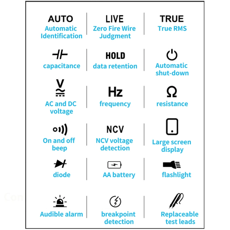 BSIDE Z1 Z5 Digitale Multimeter Tester Smart Pen Typ Spannung Detektor DC AC Kapazität Ohm NCV Hz Diode Kontinuität Meter