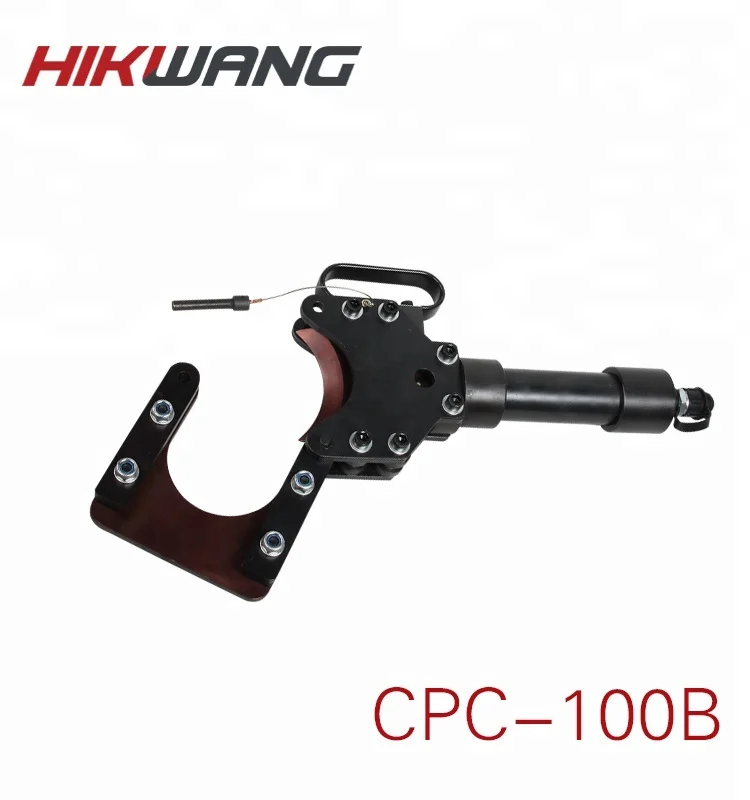 cpc-100b hydraulic cable cutter cutting head with hand hydraulic pump