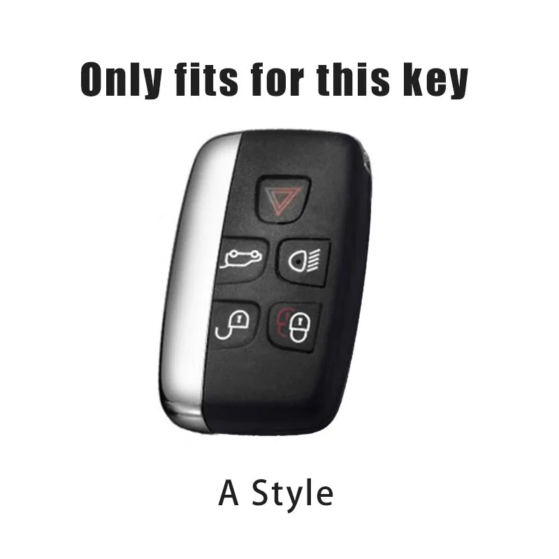 ABS Racing style Car Key Case Cover For Land Rover Range Rover Sport Evoque Freelander Velar Discovery 4 Jaguar XE XJ XF Guitar