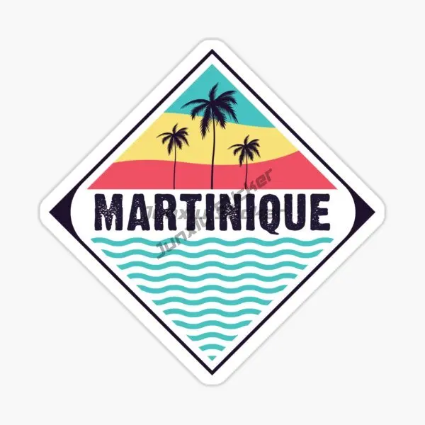MARTINIQUE Diving Car Sticker Camper Laptop Vinyl Self-adhesive Decals Decorative Accessories
