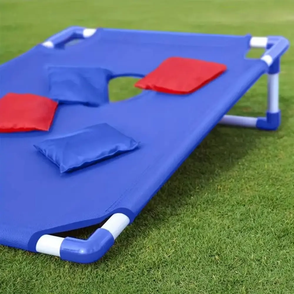 BBQ Camping Throwing Cornhole Set Red Blue Tossing Toy Bean Bags Game Training Sandbag Cornhole Game Board Sports Toys