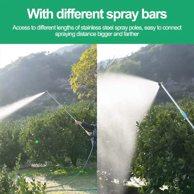 Adjustable Brass Agricultural Spray Nozzle Long Lasting Fine Atomization for Home Garden Yard Lawn Watering