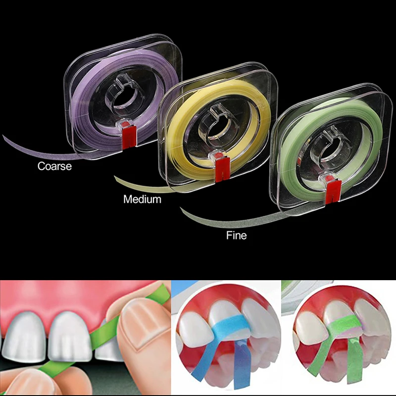 

6m*4mm Shaping/Pre-polishing/Polishing Dental Polishing Strip Resin Teeth Grinding Sanding Shaping Dentist Material