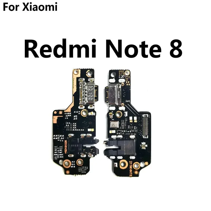 New Microphone Module+USB Charging Port Board Flex Cable Connector Parts For Xiaomi Redmi Note 6 7 8 9 Pro Redmi 9 9A 10X 8A 8