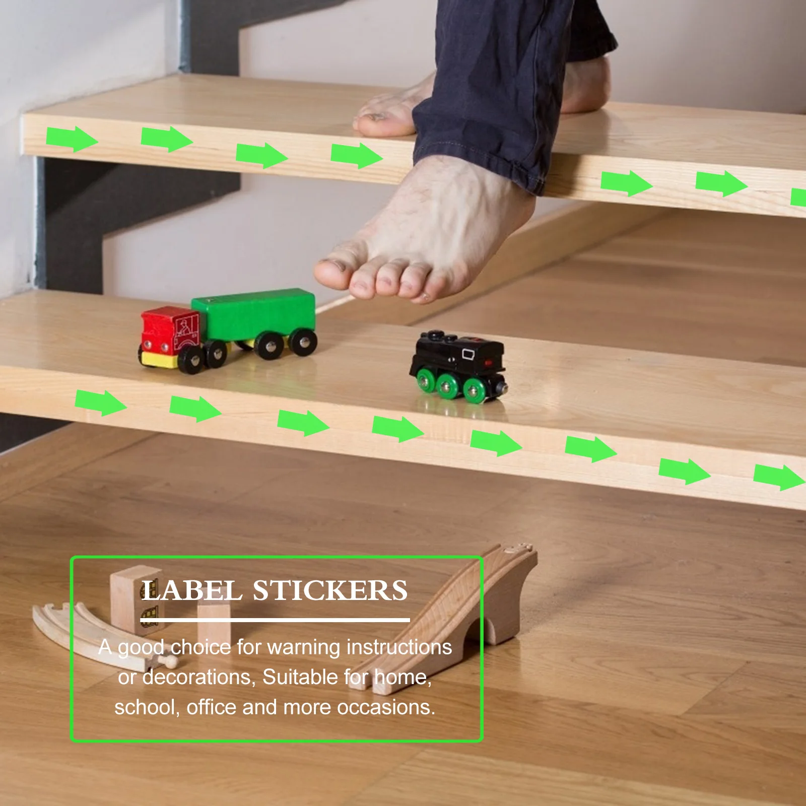 Fluorescent Arrow Sticker Colorful Decorative Marking Paper DIY Labels Stickers School Office Supplies