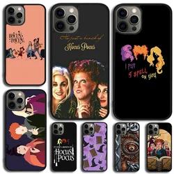 Hocus Pocus Phone Case For iPhone 14 15 16 13 12 Mini Max Cover For Apple iPhone 11 Pro Max 6 8 7 Plus SE2020 Coque