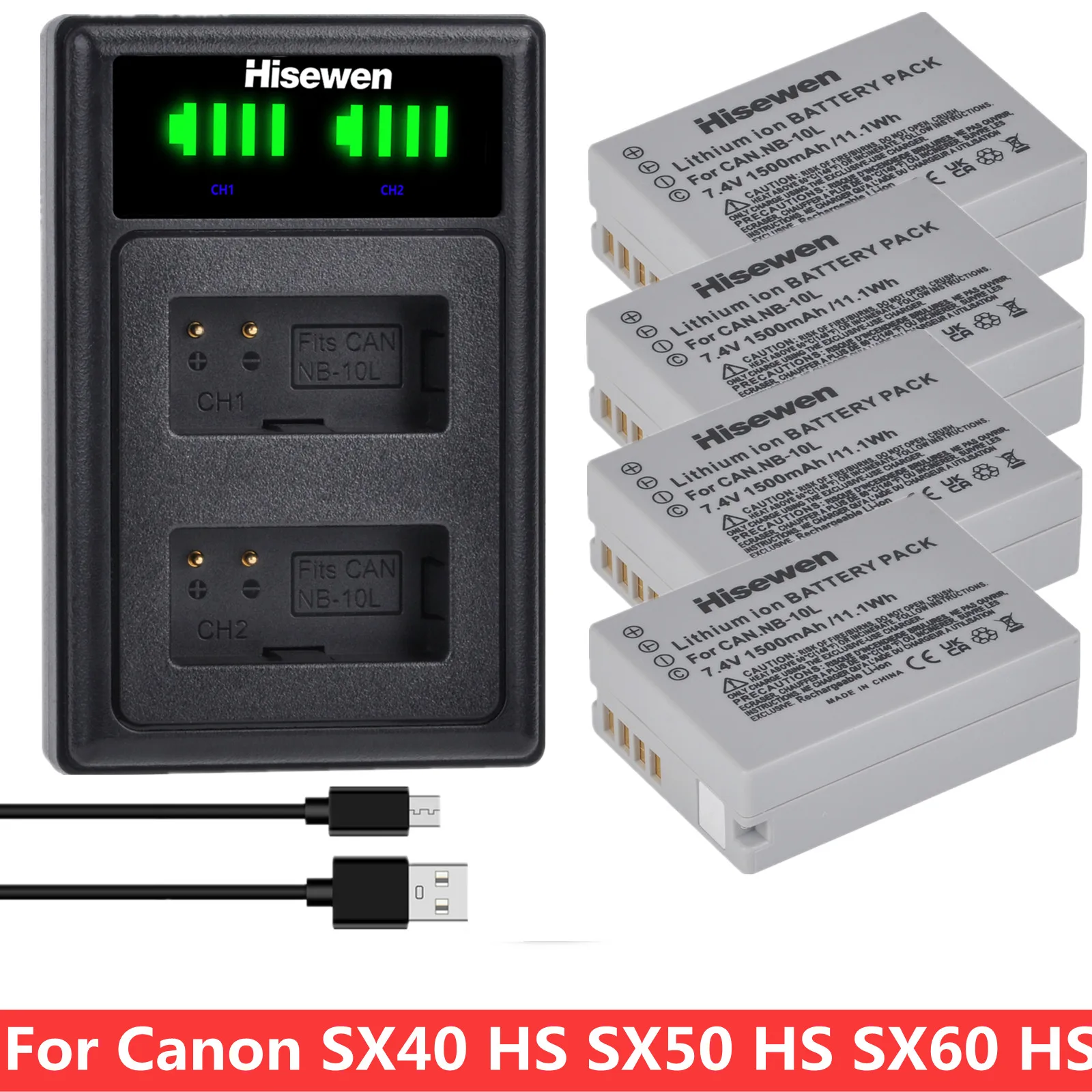 1500Mah NB-10L Nb 1…