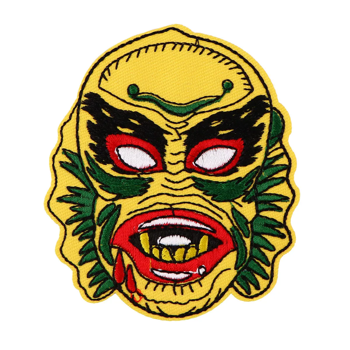 Movie Monster Cool Patches Embroidered Diy Iron on Patches for Clothing Jacket Badges Sewing Stickers Applique Patches