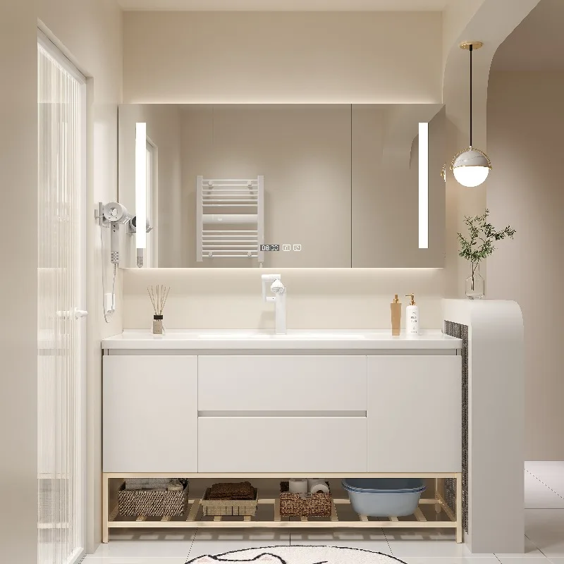 

Intelligence Ceramics Bathroom Cabinets Vintage White Toilet Storage Bathroom Cabinets Mirrors Shower Armadi Aperti Furniture