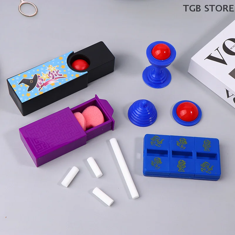 1 szt. Zmieniająca się magiczna skrzynka-puzzle, interaktywny magiczny efekt z bliska, rekwizyty do trików, klasyczne zabawne gadżety, zabawki dla dzieci