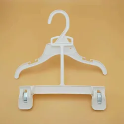 20 pcs High Quality Plastic Pants Hanger for Children Clothing Infant Trousers Clips Hanger Loops Baby Clothing Set Hanger