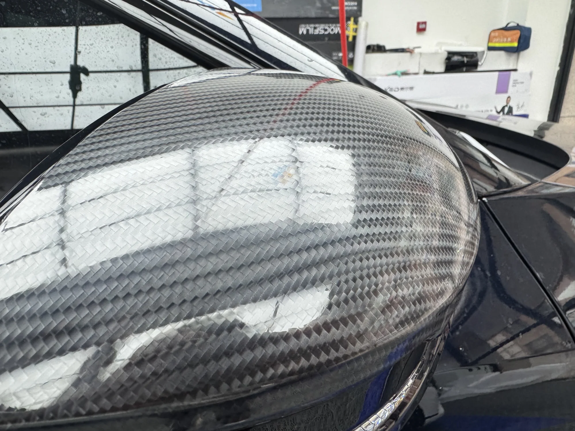 7.5mil TPU Carbon Fiber Vinyl Car Wrap Sticker Self-Healing Color-Changing UV Proof Anti-Scratch Body Paint Protective Film