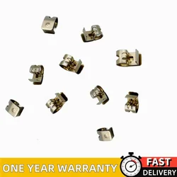 10pcs for toyota Camry Highlander Avalon Front and Rear Brake Pad Circlip Clip Alarm Brake Stopper Spring