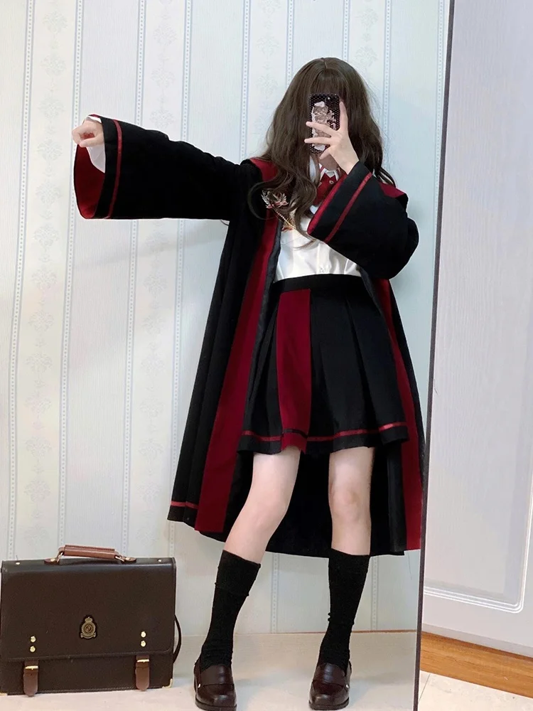 

Комплект ор-юбки Magic Academy, милый новогодний костюм Лолиты, школьный orm, наряд для косплея, осенне-зимний модный костюм больших размеров