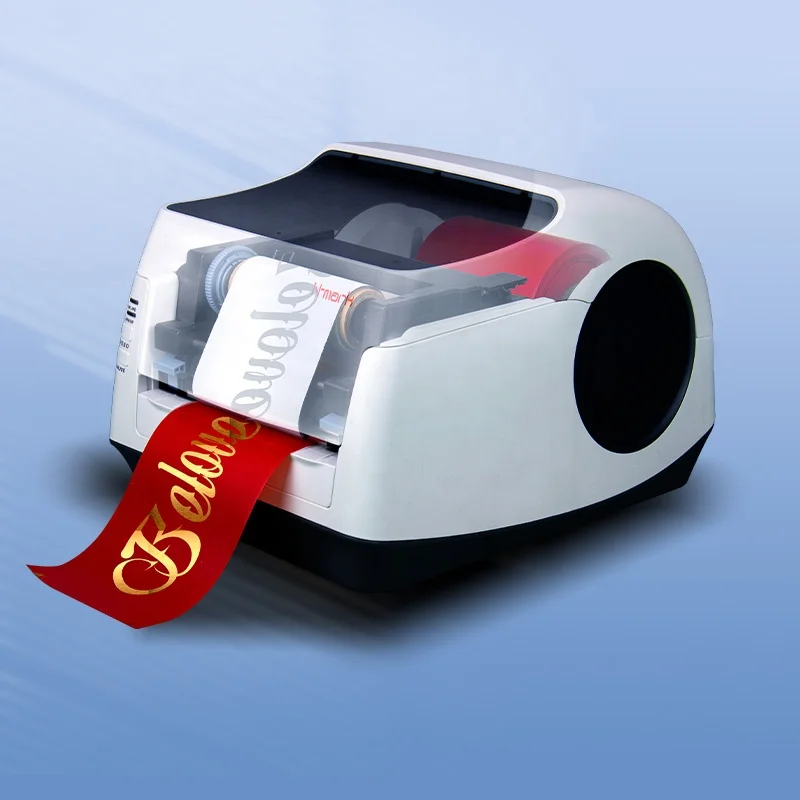 N-mark Funeral Satin Ribbon Printer High Speed Printing Machine For Personalized Awareness Ribbons