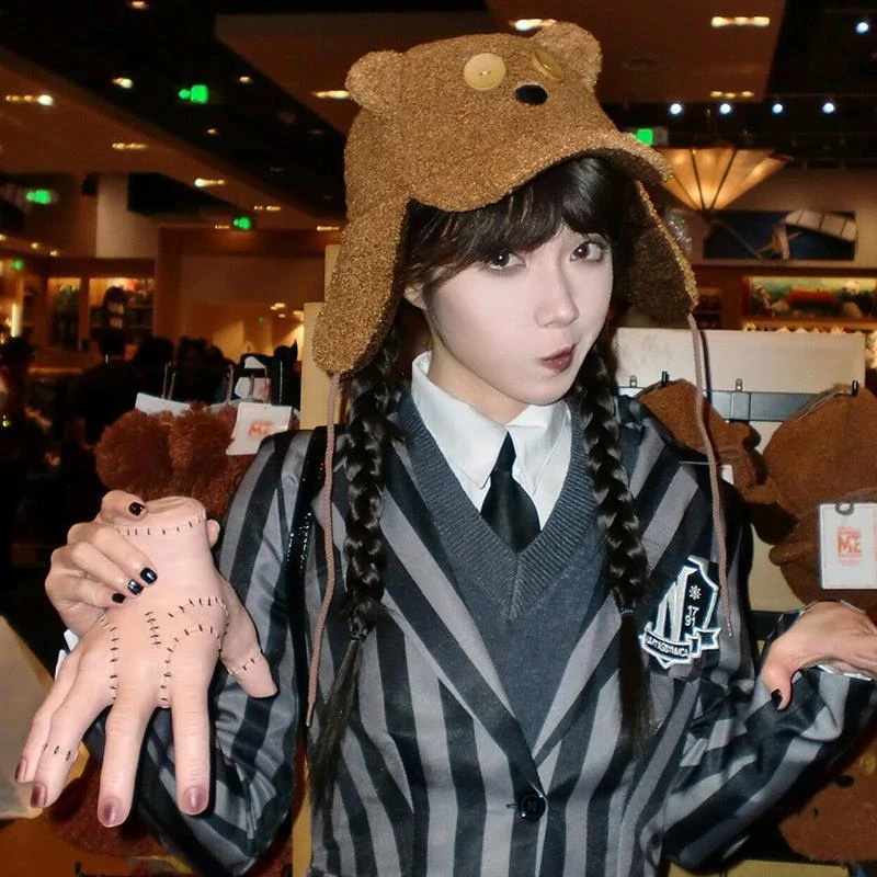 Halloween cosplay As Adams' Terrifying Prank, Scary Ghost Hands, Broken Hands, Halloween Party Costumes And Props