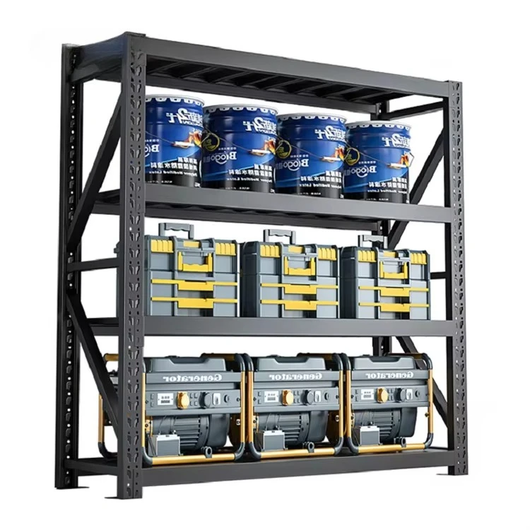 

Industrial Metal Storage Shelf Rack Corrosion Protection Steel Warehouse Shelves for Garage Racking