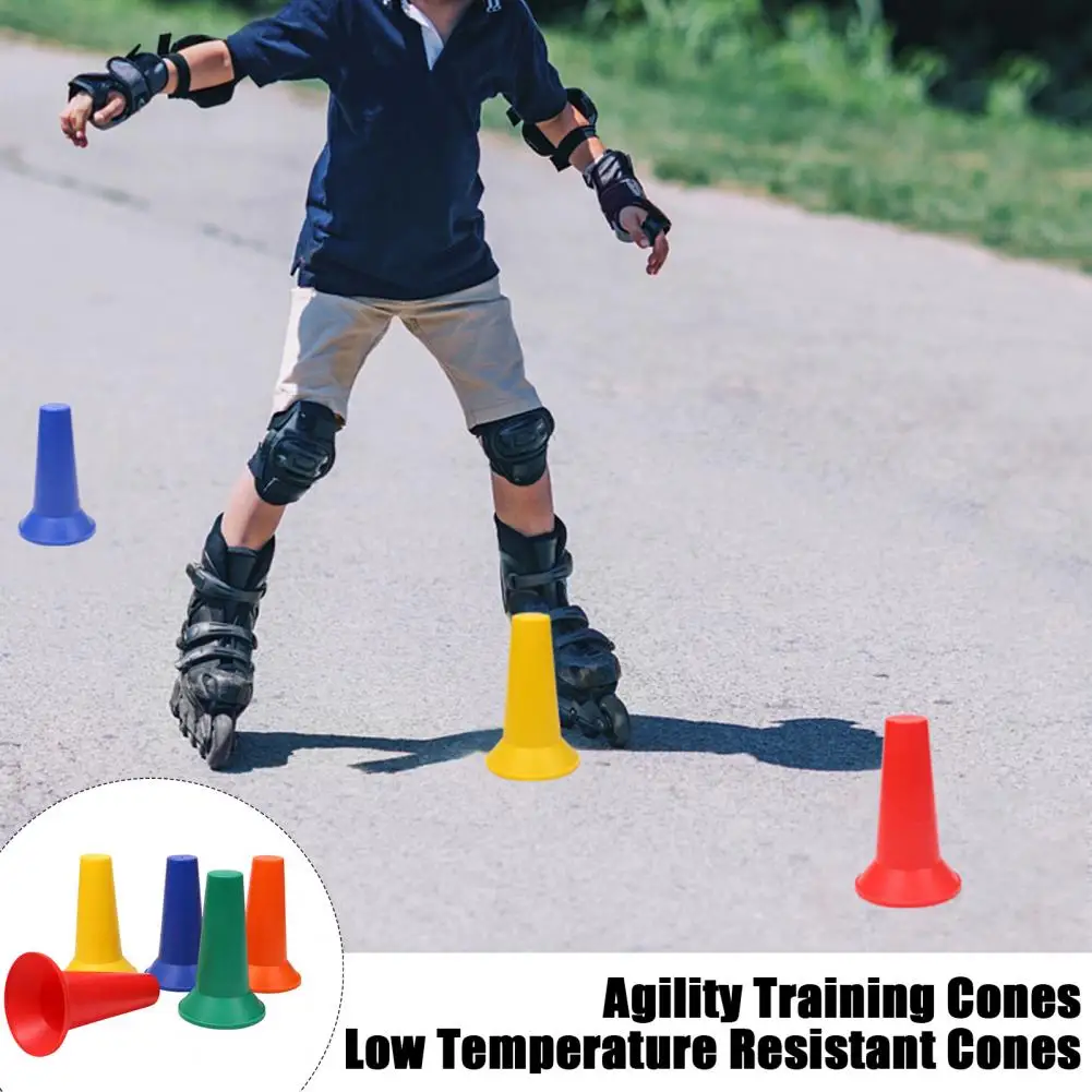 17 سنتيمتر كرة القدم مخروط أجيليتي التدريب الرياضة مخروط البلاستيك الميدان مخروط ماركر كرة القدم الأسطوانة التزلج التدريبات عقبة الدورات العرض #2
