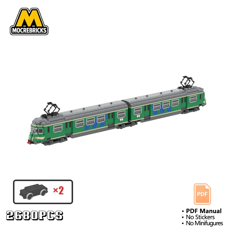 

MOC SD40-2 Diesel Locomotive Train Model Building Blocks Heavy Duty Railway Engine Bricks DIY Assembly Toy for Adult Gift