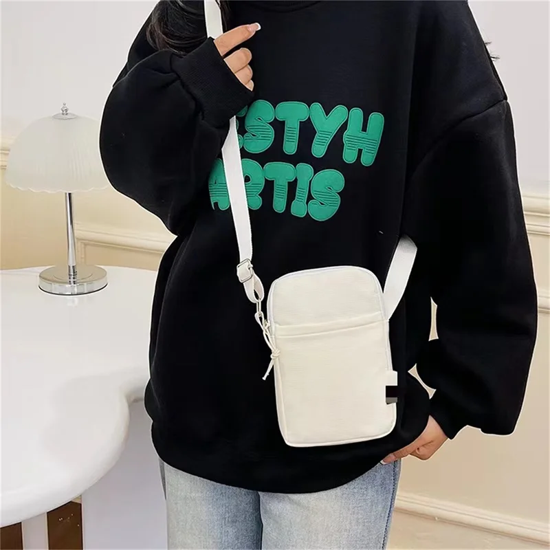 New Fashion Mobile Phone Bag Women\'s Messenger Bag All-match Mini Small Crossbody Bag Hanging Neck Coin Purse Vertical Handbag