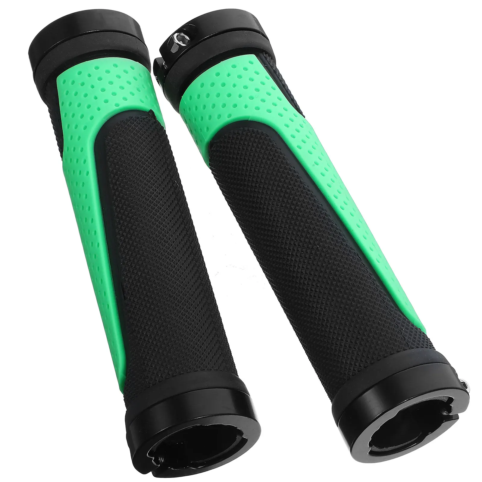 

Colorful Rubber Handlebar Grips Mountain Bike Anti Skid Soft Comfortable Shock Proof Cycling Accessories Non Skid Grip