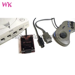 Saturn Gamepad a Dreamcast convertidor Retro juego Arcade adaptador de videojuegos con 200 espacio de tarjeta de memoria