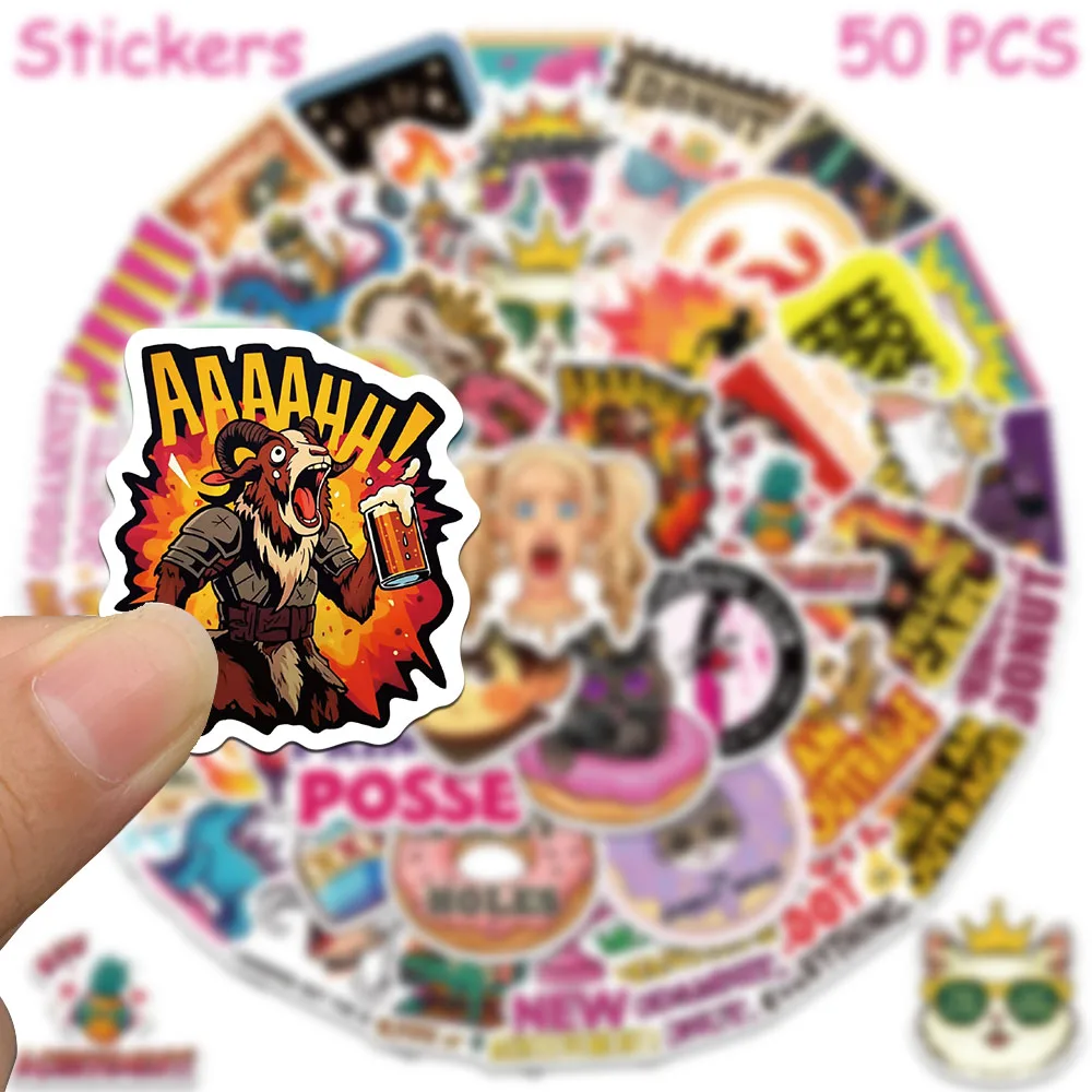 50/100 Stück Dungeon Crawler Carl Aufkleber für Handy, Scrapbook, Gepäck, Skateboard, Helm, DIY Cartoon Ästhetische Sticker – Detail 10