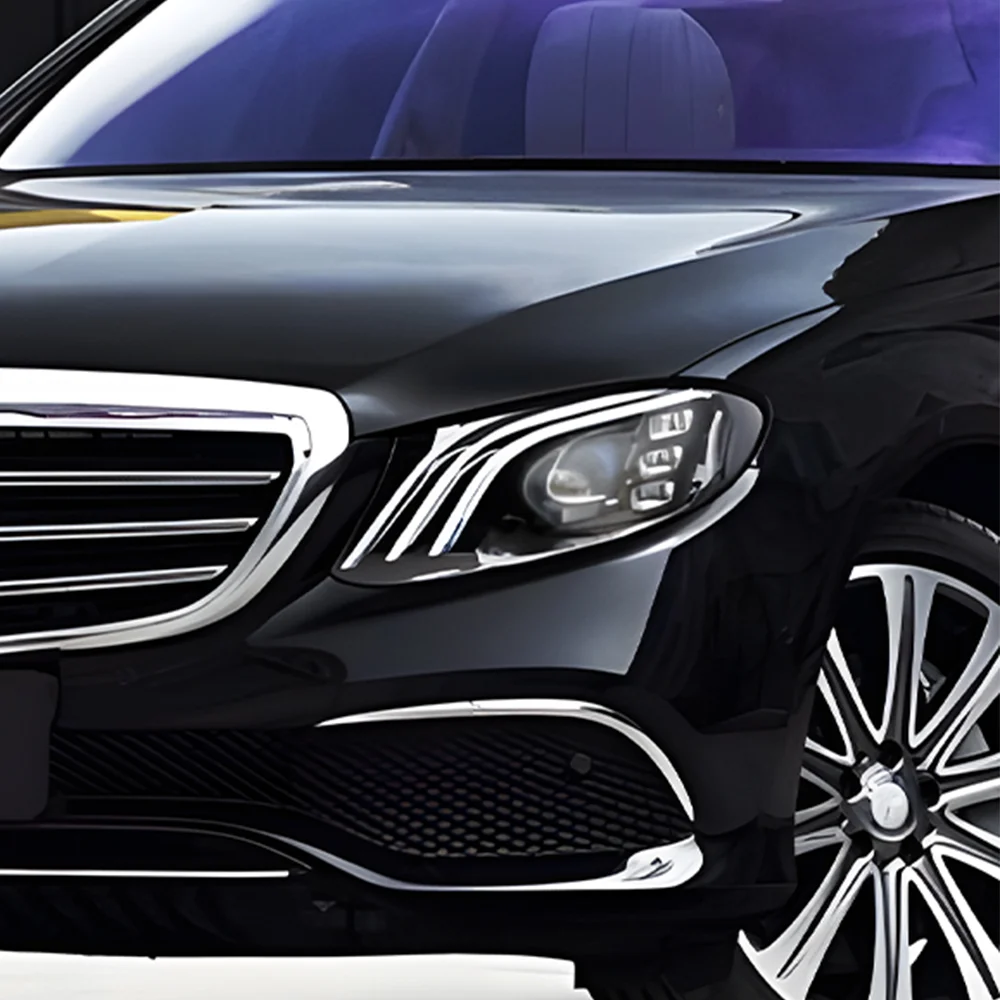 المصابيح الأمامية للسيارات لبنز E-Class W213 2016-2020 مجموعة المصابيح الأمامية للسيارة ترقية Maybach نمط LED ملحقات غاسل ديناميكية