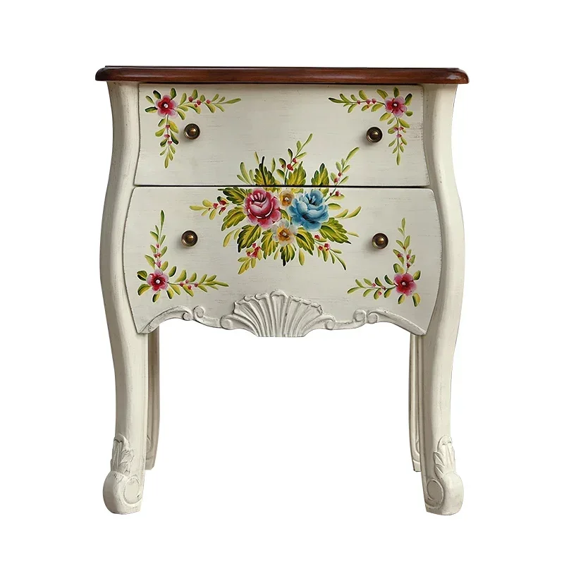 

American Country Coffee Table Side Table Living Room Sofa Corner Table