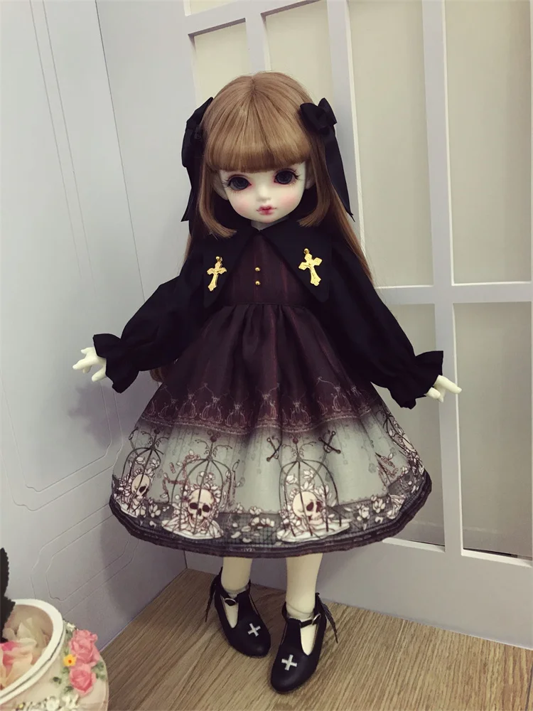 

Новое поступление, Одежда для куклы BJD, модель 1/4 года, 1/6 MSD MDD, юбка YOSD, платье в западном стиле, аксессуары для кукол, сделай сам