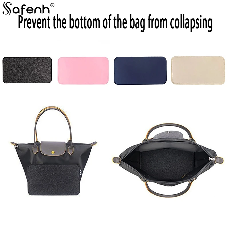 21.8/27.8CM Felt Base Shaper Fits For The Folding Handle Bag Bottom Plate Bag Collapse Cosmetic Bag Felt Makeup Bag Support Pad