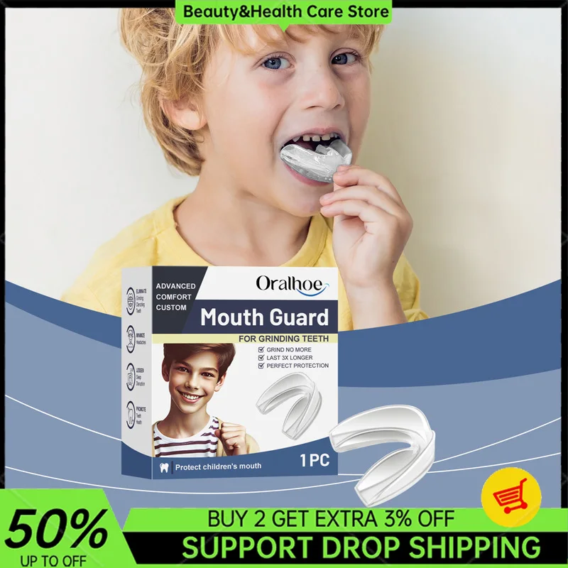 1PC Children Dental Mouthguard Protects Teenagers Sleep Anti-snoring At Night Adjust Misaligned Teeth Dental Beauty Care Set