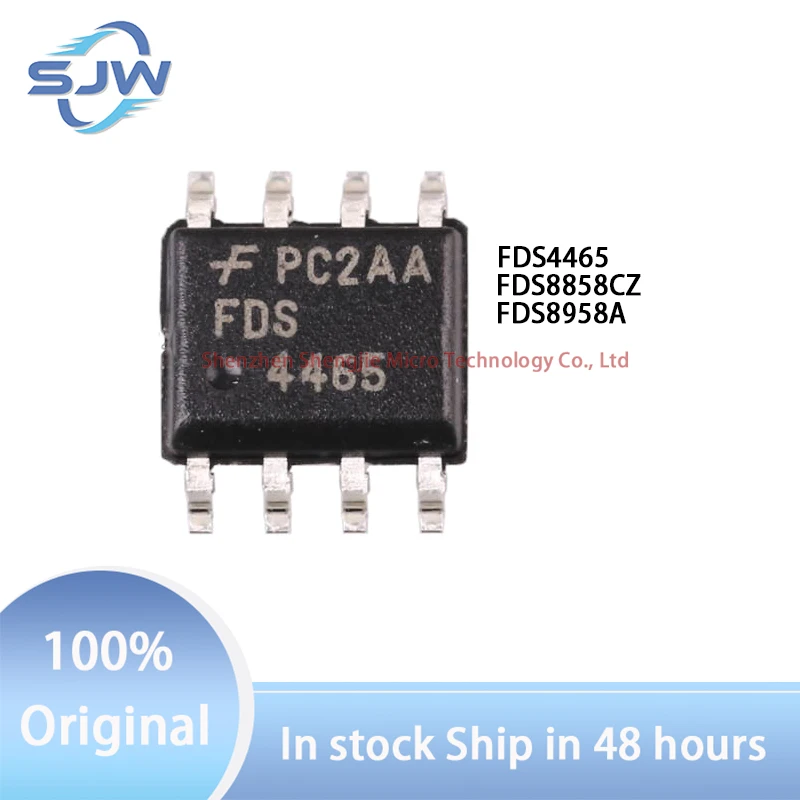 

FDS4465 FDS8858CZ FDS8958A encapsulation SOP8 Field effect transistor (MOSFET) N-channel p-channel