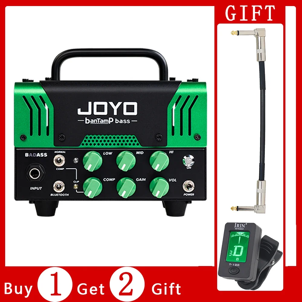 

JOYO BanTamp BADASS Bass Guitar Amplifier Head for Bluetooth Preamp Tube Amp Electric Bass Guitar Amp Head with Footswitch Pedal